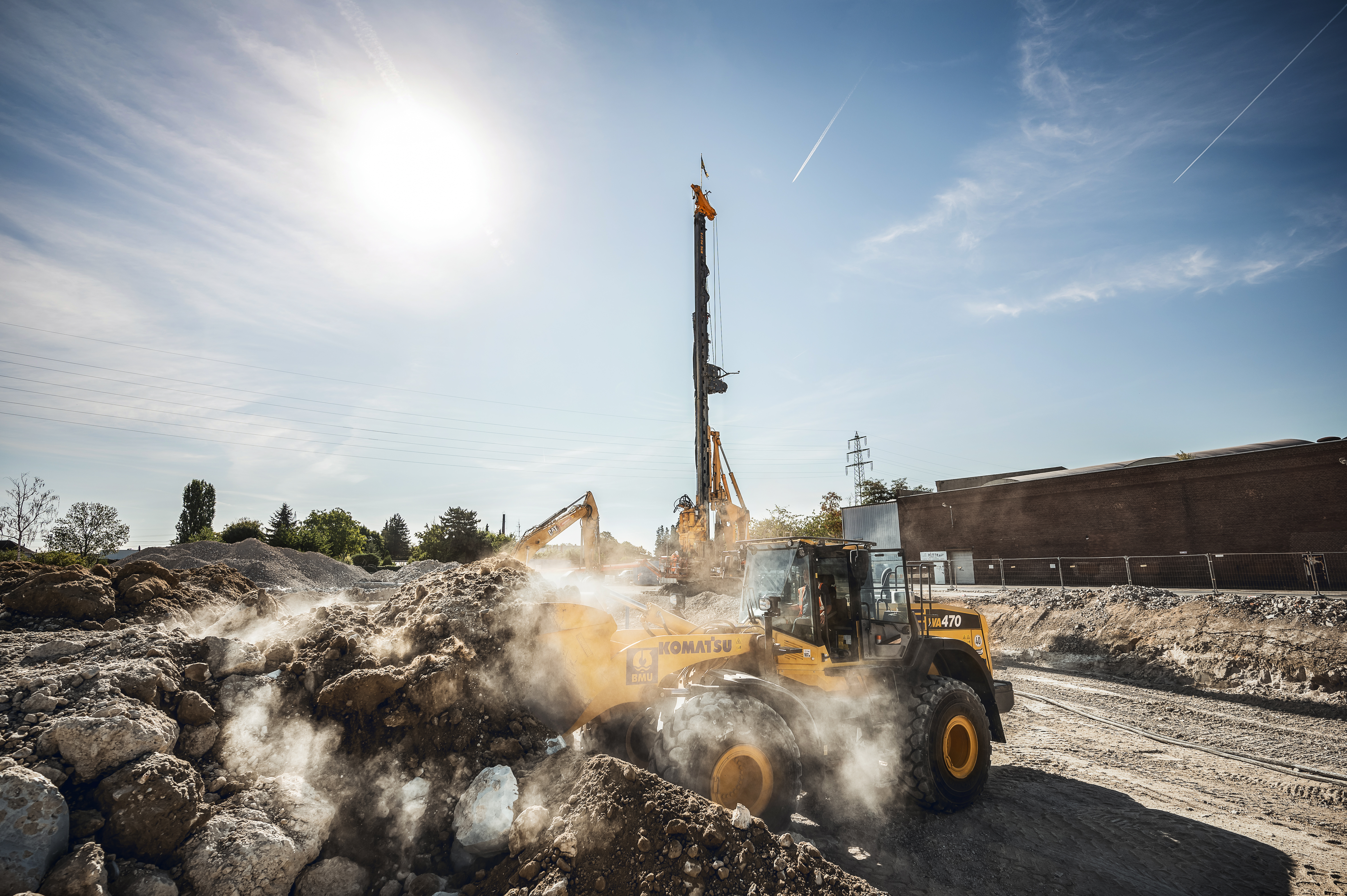 Altlastensanierung inklusive Rückbau und Baugrubenerstellung durch Bauer Resources in Düsseldorf