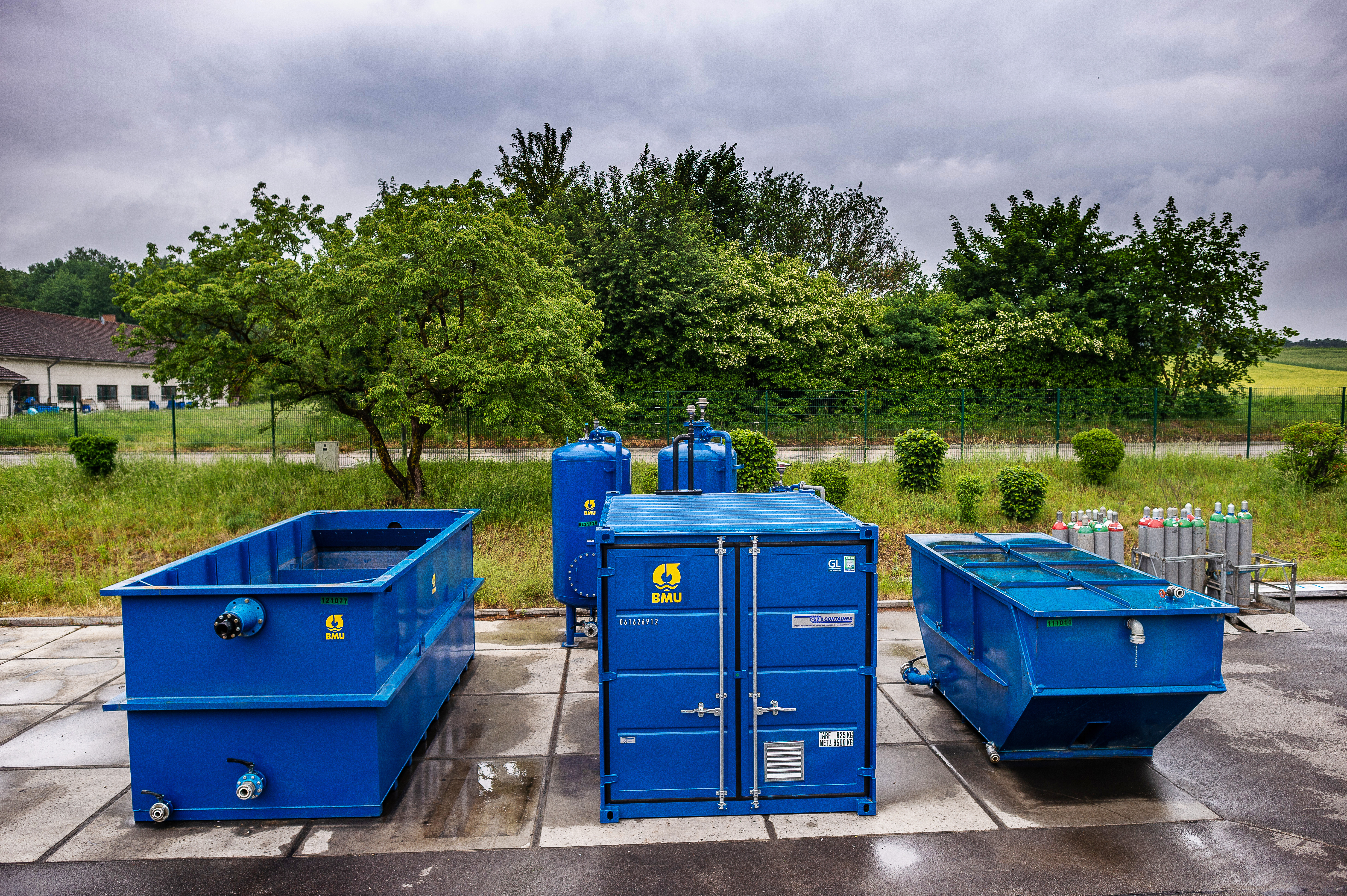 Bauwasserreinigungsanlagen von Bauer Resources in unterschiedlichen Größen