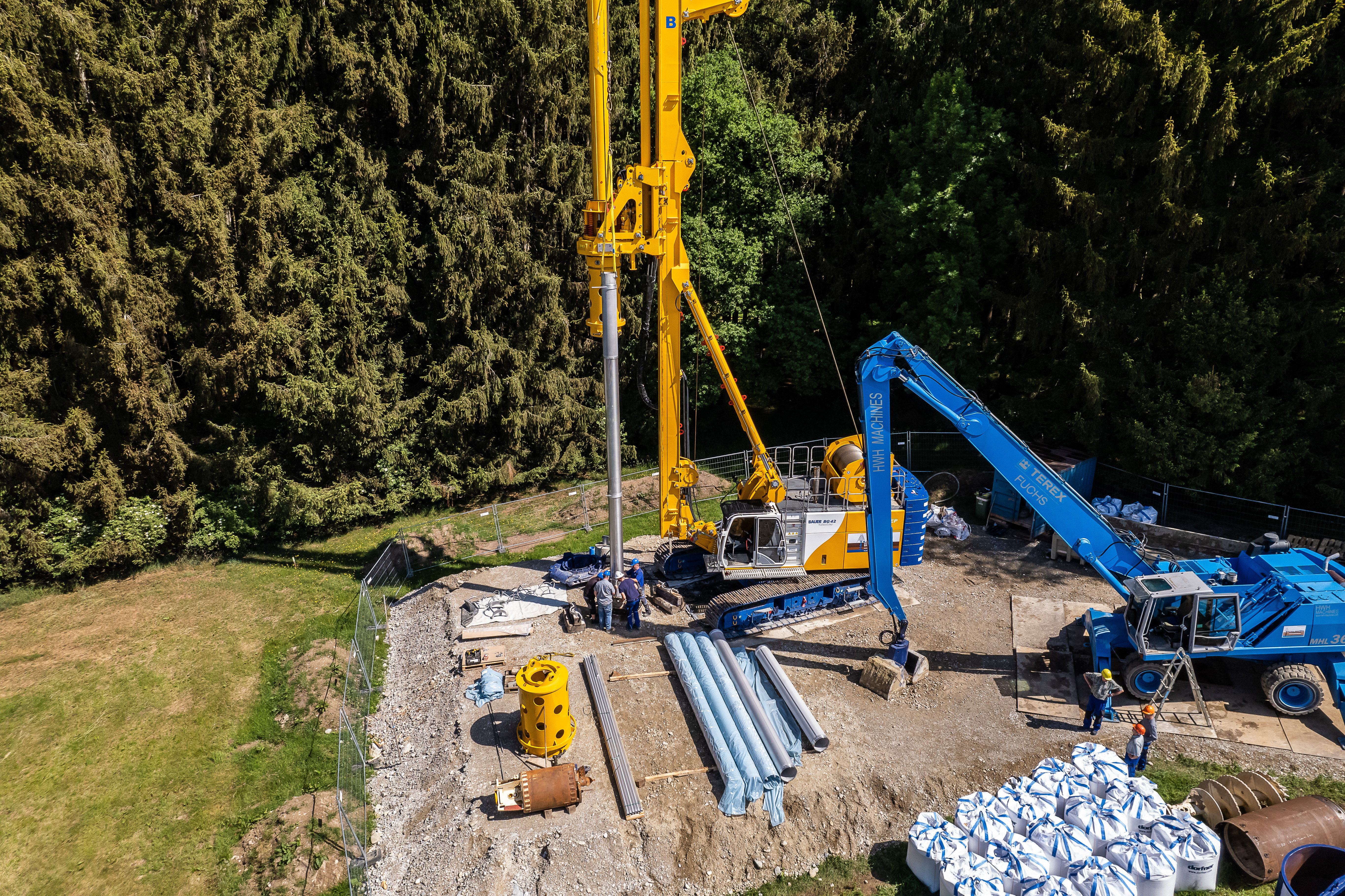 GWE water well construction material for drinking water supply in Assling