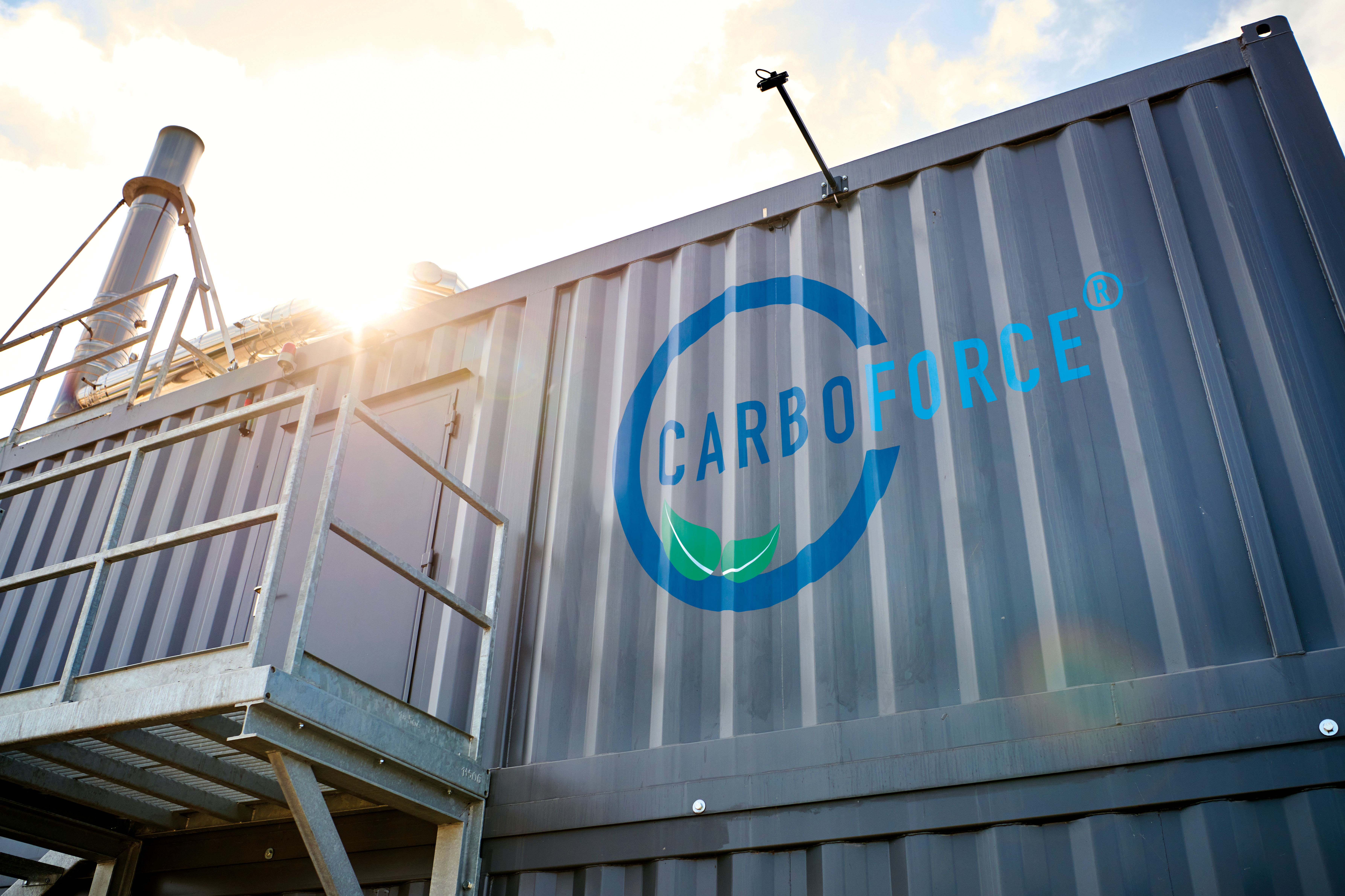 Carbonization of biomass using Carbo-FORCE plant