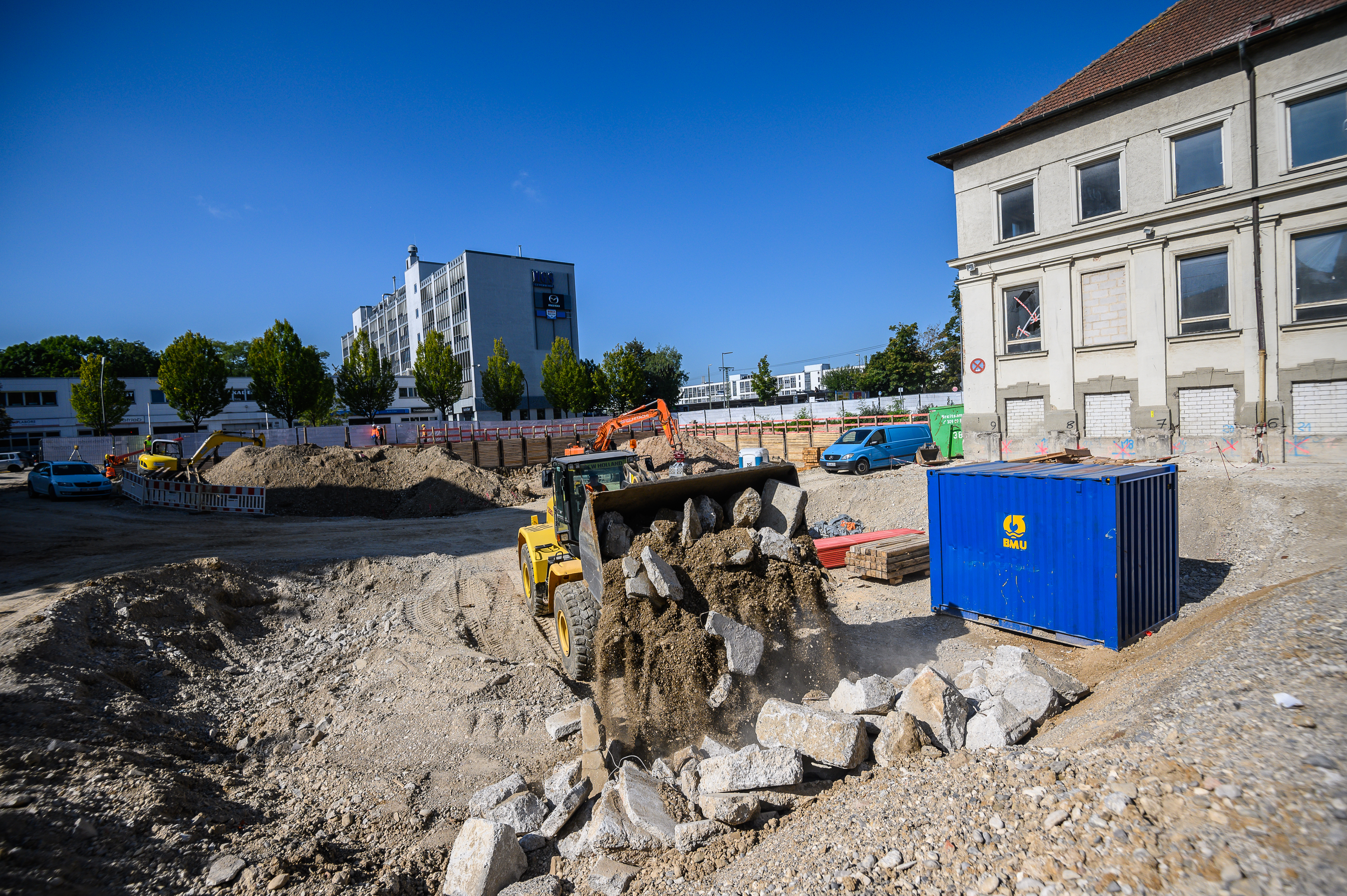 Bauer Resources hat umfangreiche Altlastensanierung für iCampus im Münchner Werksviertel durchgeführt