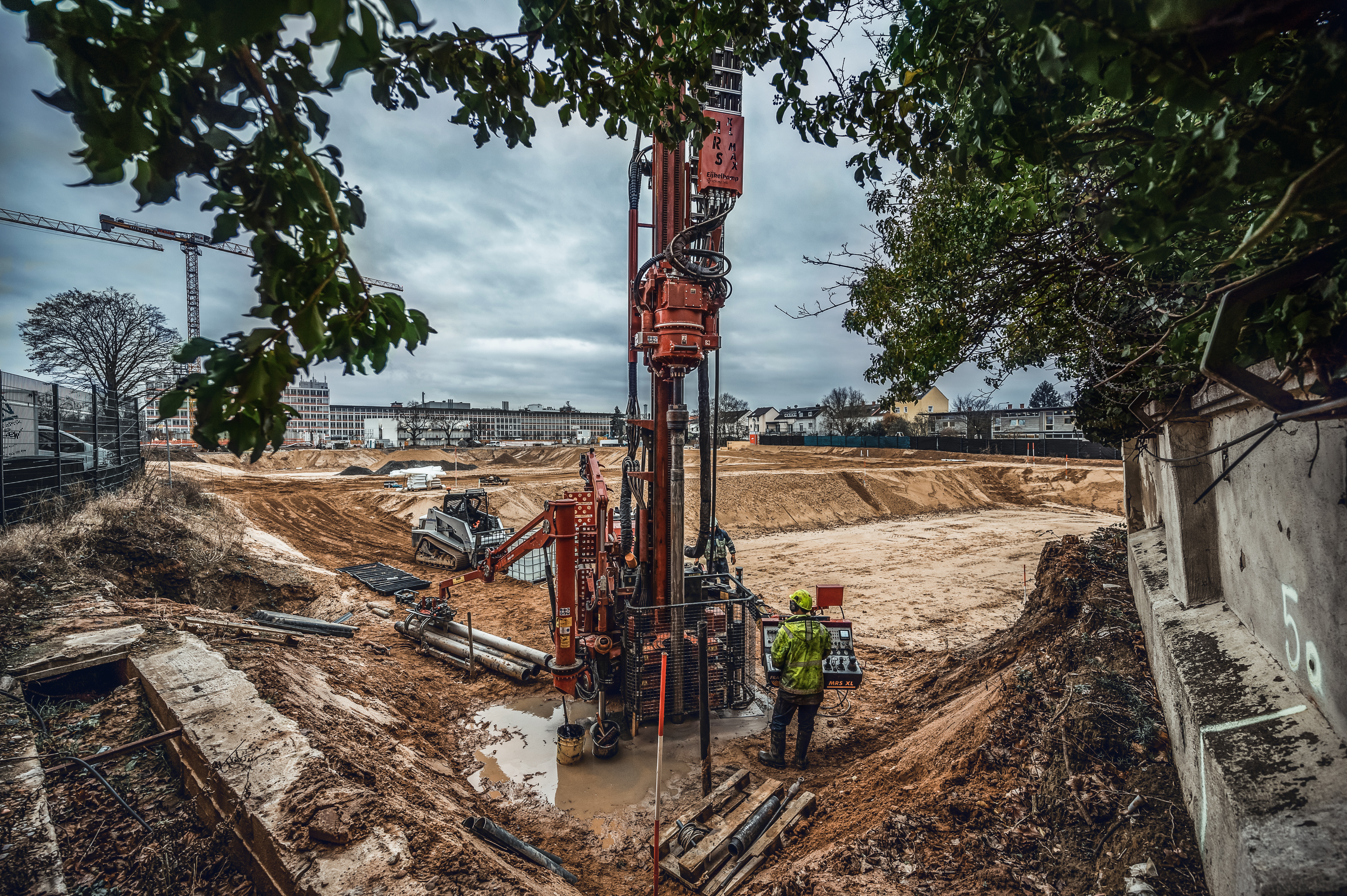 Bauer Resources hat ein ehemaliges Industrieareal im Frankfurter Gallusviertel mittels in-situ-Verfahren saniert