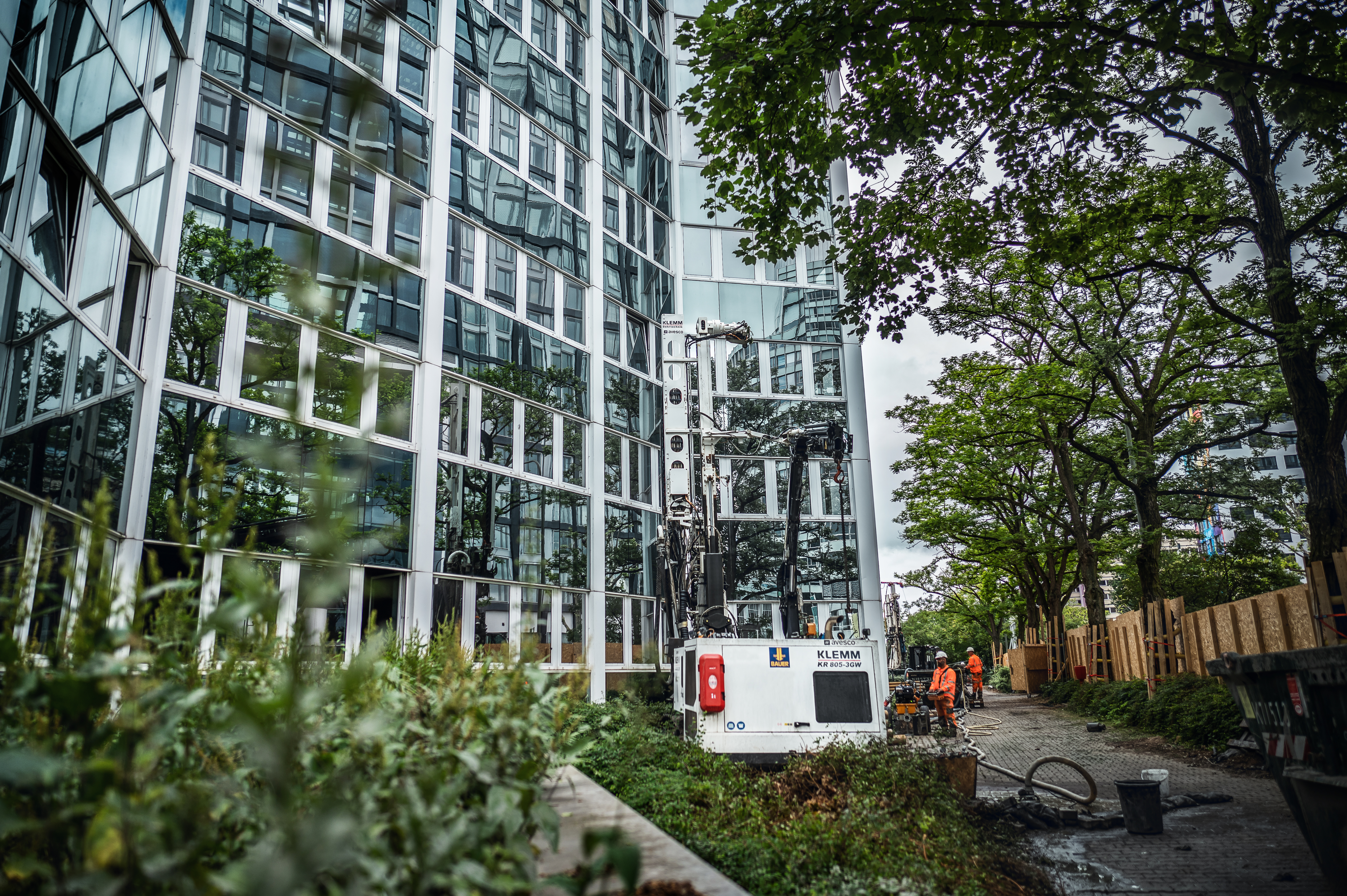 Bauer Resources hat Erdsondenanlage für das Mergenthaler in Eschborn realisiert