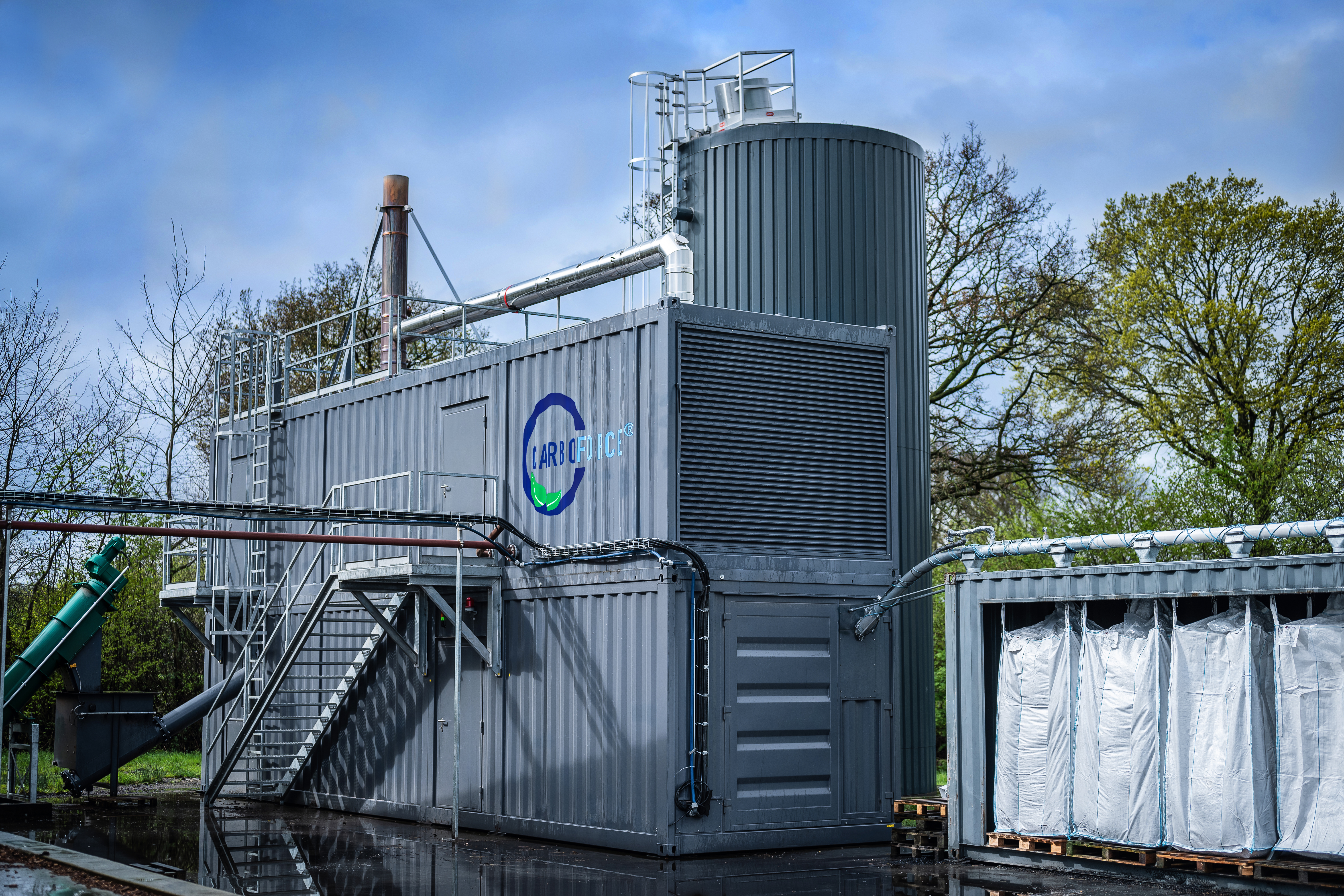 CF-250 Karbonisierungsanlage von Carbo-FORCE inklusive Big Bags