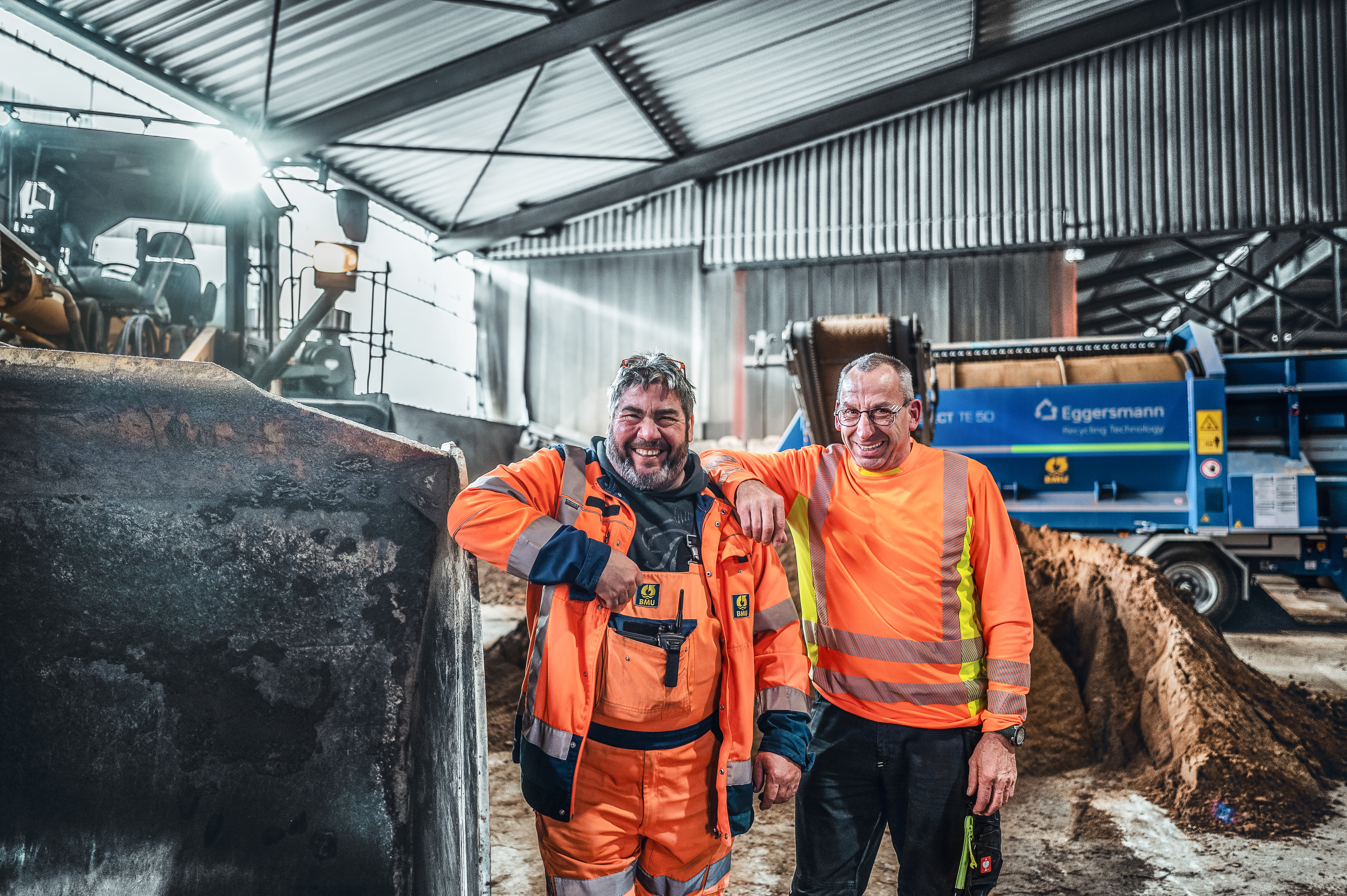 Bauer Resources Team vom Bodenreinigungszentrum Hamburg