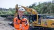 Dominic Haidacher auf Baustelle, Leiter Geothermie bei Bauer Resources