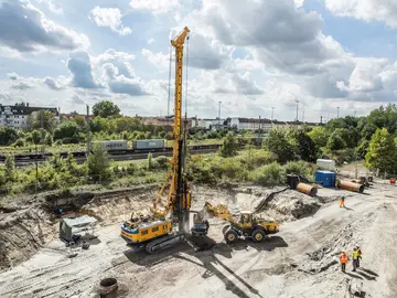 Soil replacement in Magdeburg by Bauer Umwelt