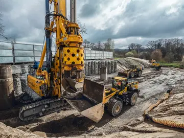 Soil exchange by Bauer Resources on the former Schoof site in Dresden