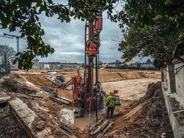 Bauer Resources hat ein ehemaliges Industrieareal im Frankfurter Gallusviertel mittels in-situ-Verfahren saniert