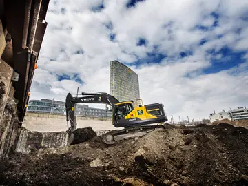 Bauer Resources rehabilitated the construction soil on an urban site for the new building of the TÜV office complex in Munich’s Westend district