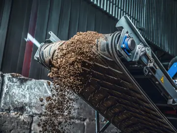 Bodenwäsche im Bodenreinigungszentrum Hamburg