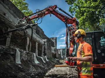 Sanierung einer historischen Burgruine