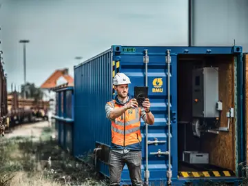Lucas Stiegler, Projektleiter in der Wasserreinigung bei Bauer Resources 