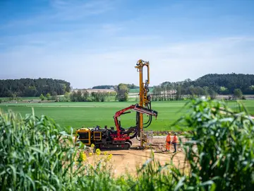 Bauer Resources baute nachhaltige Erdwärmesondenanlage für Schrobenhausener Neubaugebiet