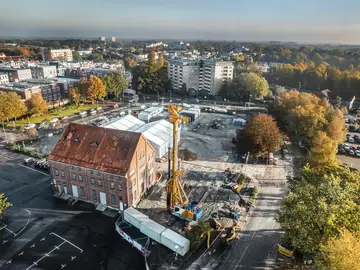 Bauer Resources replaces polluted soil on former industrial site in Elmshorn.