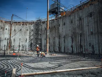 Geothermie Baustelle in Lindau von BAUER Resources