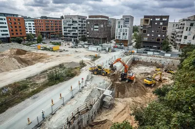 Bauer Resources constructed an excavation pit including MIP wall on the former Pelikan factory site in Hannover