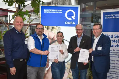 (1)	BAUER Resources GmbH is the first company in the Hamburg region to obtain QUBA certificates for quality-assured soil material.