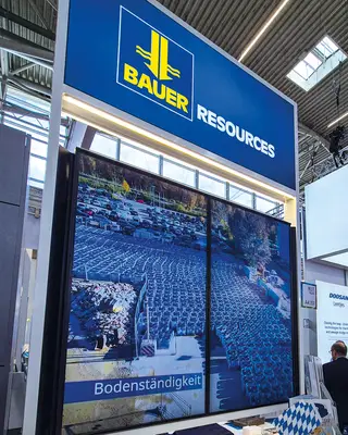 Bauer Resources at IFAT Munich 2026 at the Bayern Innovativ joint booth